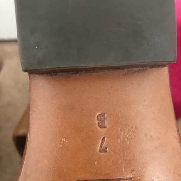 SALE PRICE DROP Authentic COACH tan leather and gold hardware riding boots - Picture 6 of 9